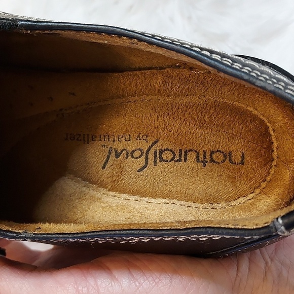 NATURAL Soul by Naturalizer chunky heel ankle shoe, size 6 - Picture 7 of 9